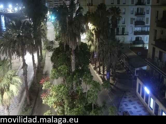 Archiv Foto Webcam Malaga: Strand Malagueta