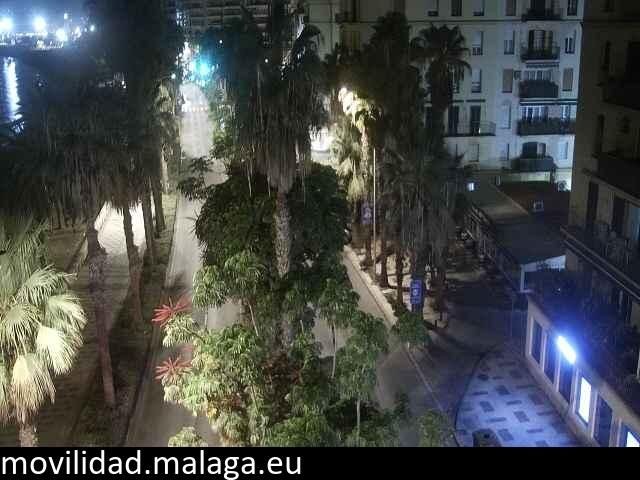 Archiv Foto Webcam Malaga: Strand Malagueta