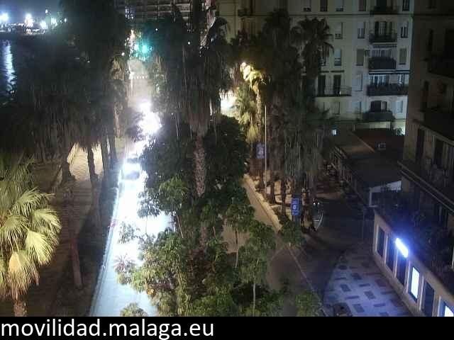 Archiv Foto Webcam Malaga: Strand Malagueta