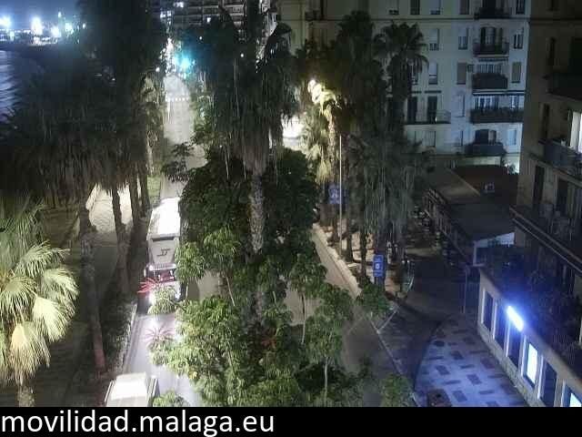 Archiv Foto Webcam Malaga: Strand Malagueta