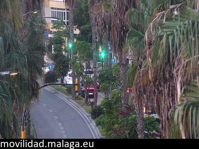 Archiv Foto Webcam Malaga: Strand Malagueta