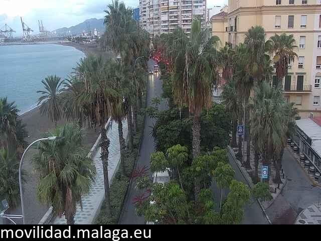 Archived image Webcam Beach Malaga Malagueta