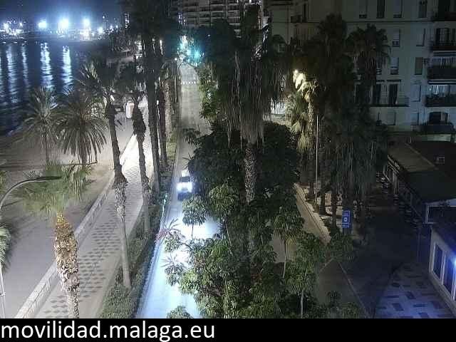 Archiv Foto Webcam Malaga: Strand Malagueta