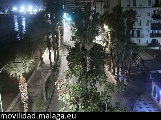 Archiv Foto Webcam Malaga: Strand Malagueta