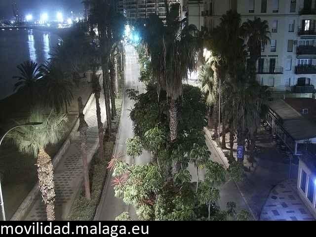 Archiv Foto Webcam Malaga: Strand Malagueta