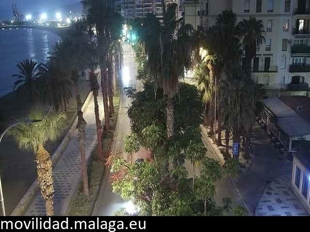 Archiv Foto Webcam Malaga: Strand Malagueta
