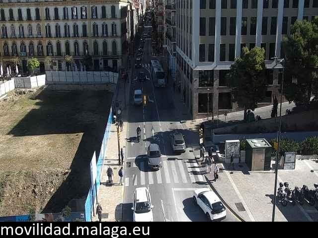 Archiv Foto Webcam Plaza de la Merced Malaga