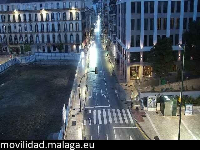 Archiv Foto Webcam Malaga: Plaza de la Merced