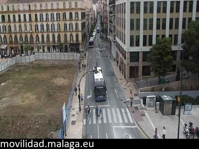 Archiv Foto Webcam Malaga: Plaza de la Merced