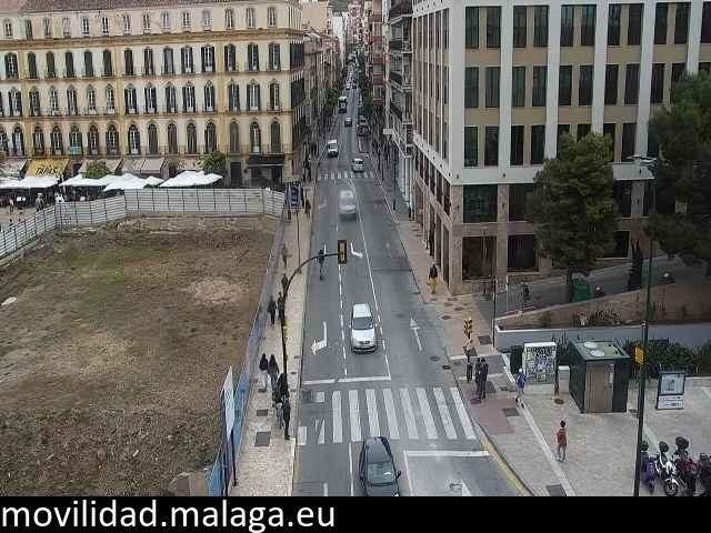 Archiv Foto Webcam Malaga: Plaza de la Merced