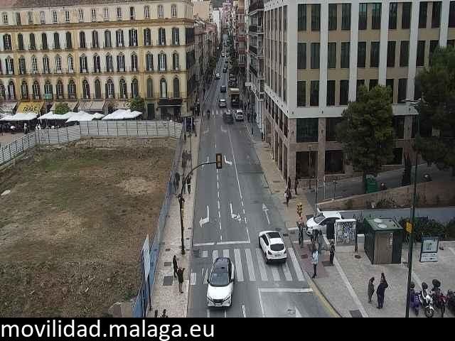Archiv Foto Webcam Malaga: Plaza de la Merced