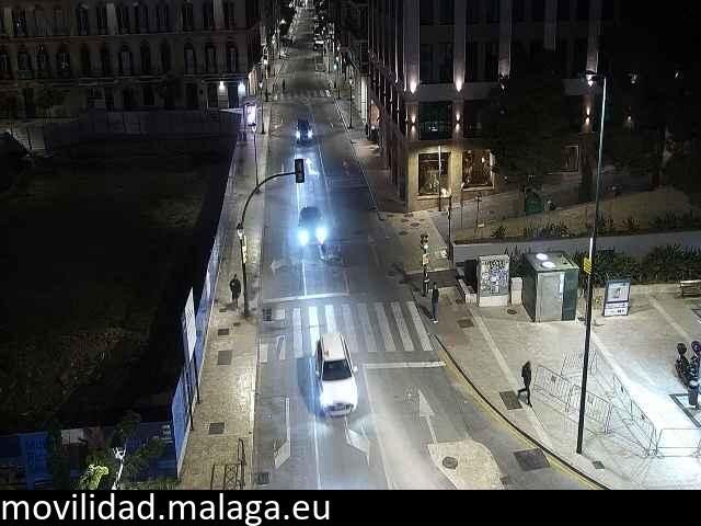 Archiv Foto Webcam Malaga: Plaza de la Merced