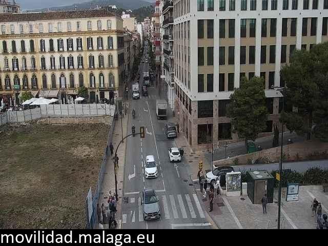 Archiv Foto Webcam Malaga: Plaza de la Merced