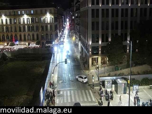Archiv Foto Webcam Malaga: Plaza de la Merced