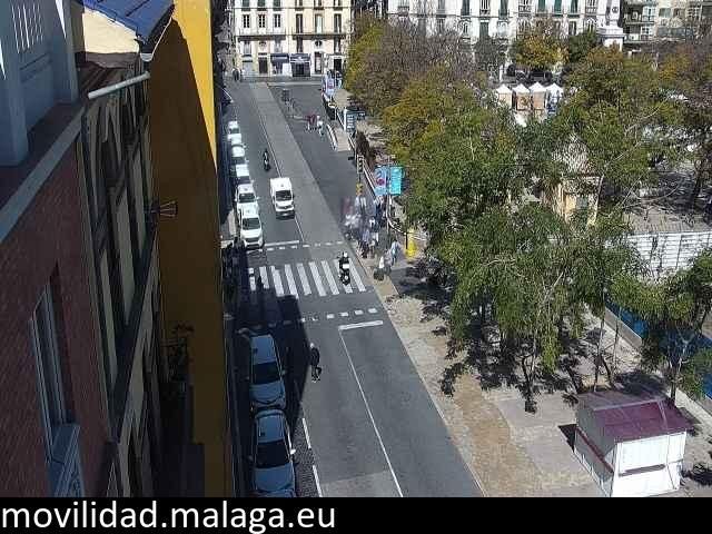 Archived image Webcam Calle Victoria and Plaza de la Merced