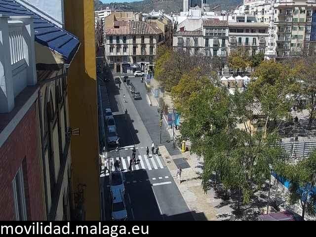 Archived image Webcam Calle Victoria and Plaza de la Merced
