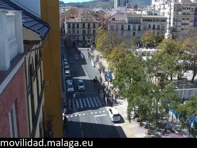 Archived image Webcam Calle Victoria and Plaza de la Merced