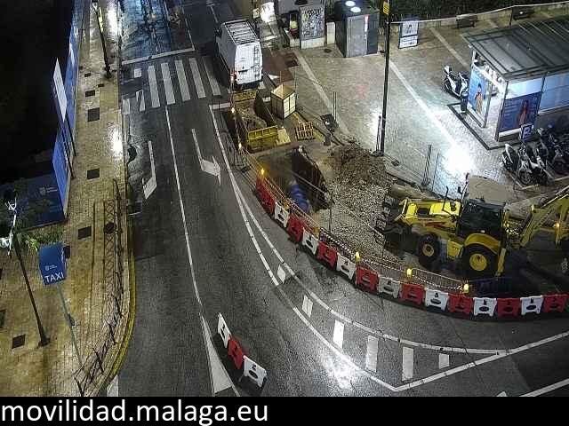 Archiv Foto Webcam Malaga: Plaza de la Merced