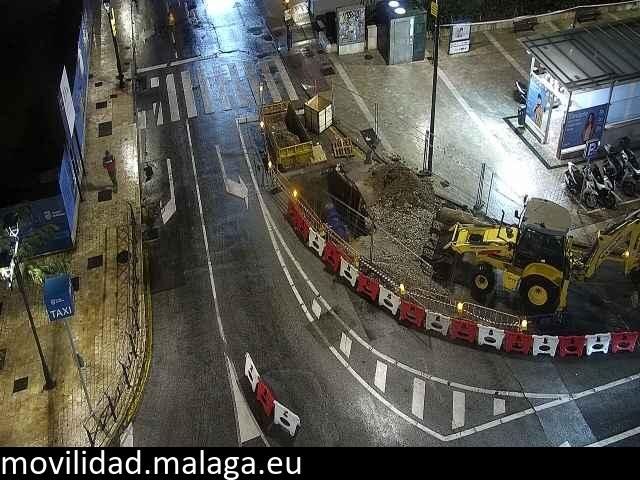 Archiv Foto Webcam Malaga: Plaza de la Merced