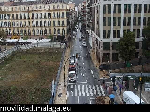 Archiv Foto Webcam Malaga: Plaza de la Merced