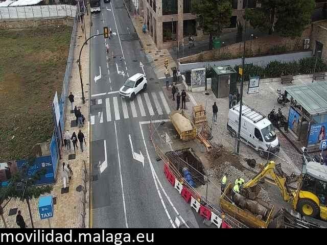 Archiv Foto Webcam Malaga: Plaza de la Merced