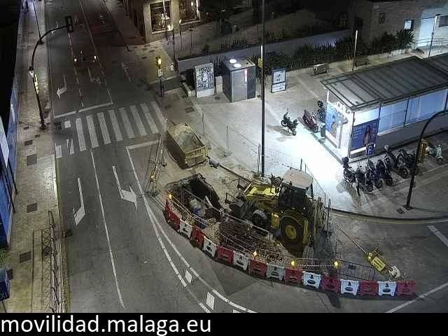 Archiv Foto Webcam Malaga: Plaza de la Merced