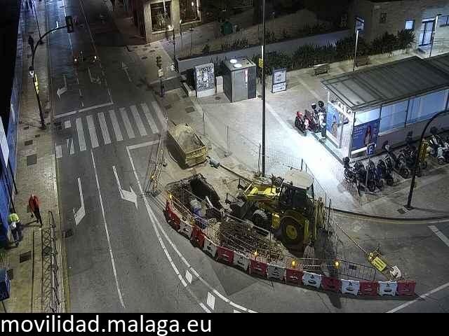 Archiv Foto Webcam Malaga: Plaza de la Merced
