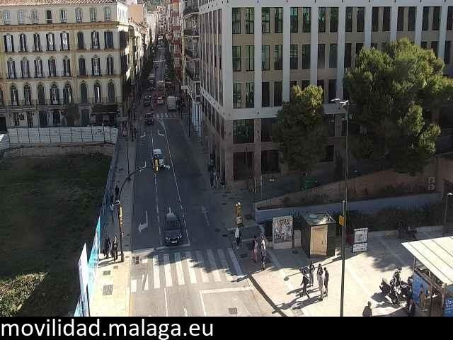 Archived image Webcam Calle Victoria and Plaza de la Merced