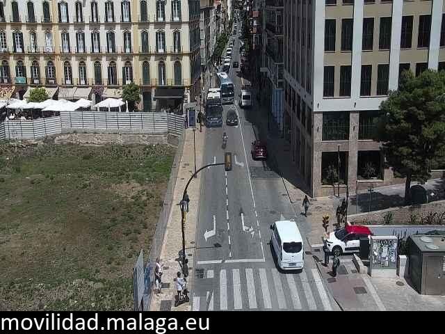 Archived image Webcam Calle Victoria and Plaza de la Merced