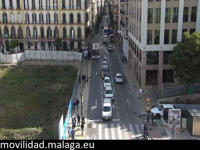 Archived image Webcam Calle Victoria and Plaza de la Merced