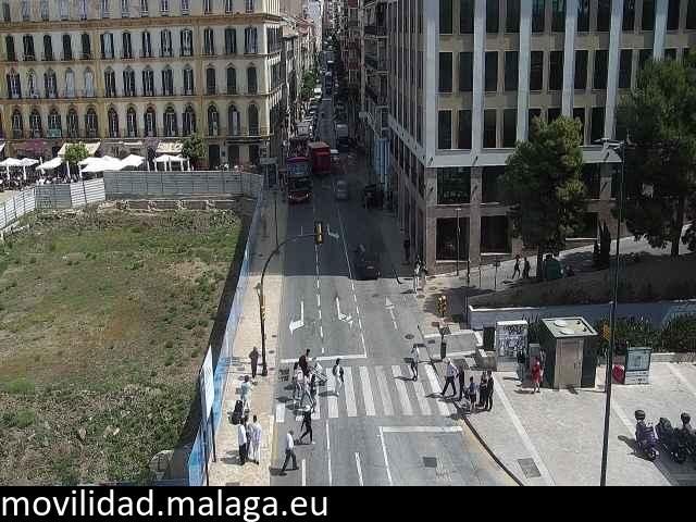 Archived image Webcam Calle Victoria and Plaza de la Merced