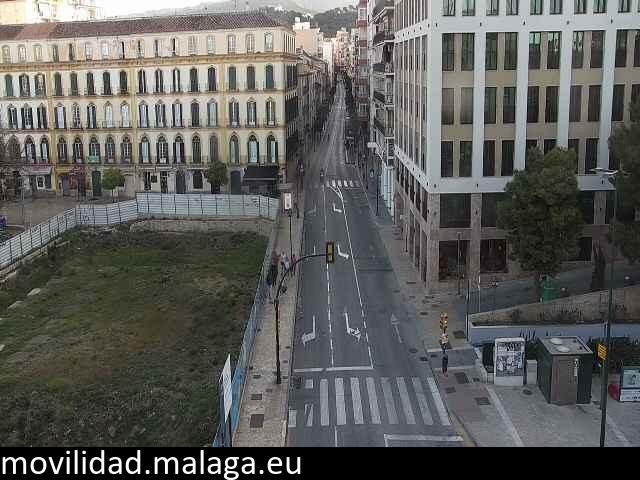 Archived image Webcam Calle Victoria and Plaza de la Merced