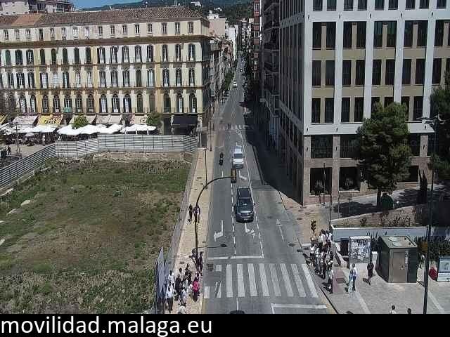 Archived image Webcam Calle Victoria and Plaza de la Merced