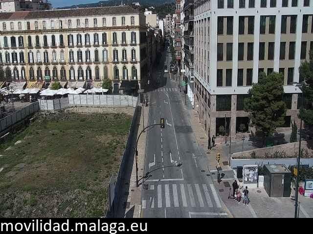 Archived image Webcam Calle Victoria and Plaza de la Merced