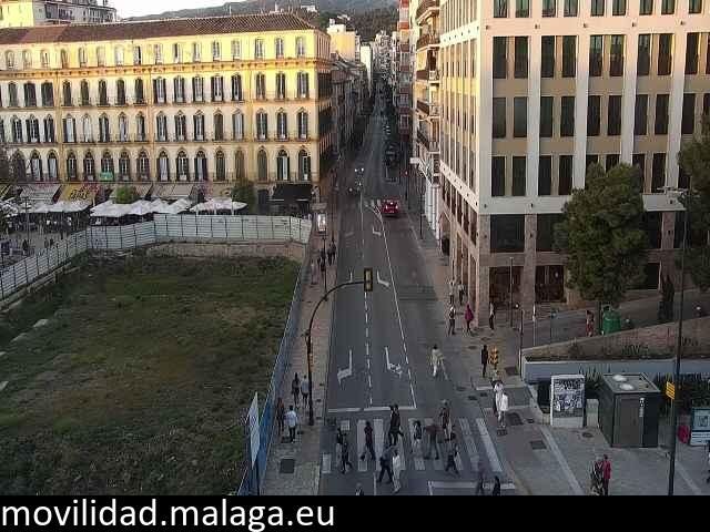 Archived image Webcam Calle Victoria and Plaza de la Merced