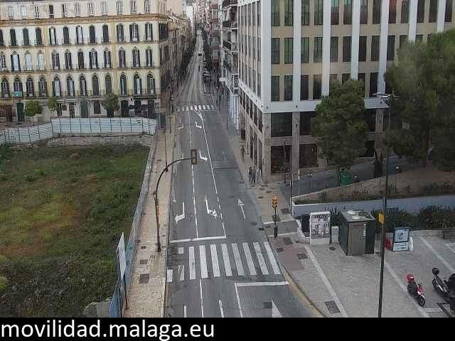 Archiv Foto Webcam Malaga: Plaza de la Merced