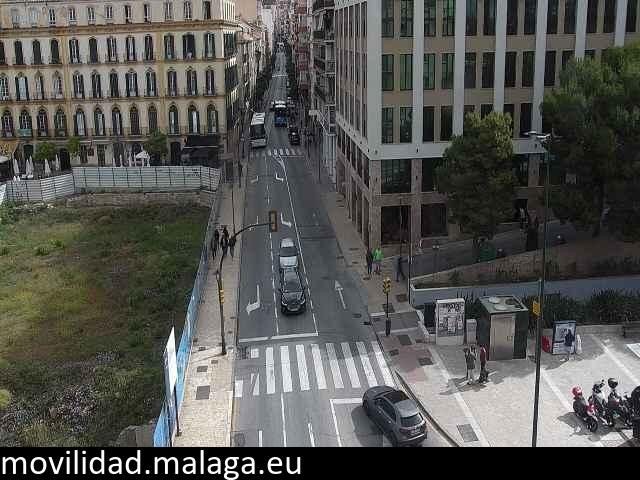 Archiv Foto Webcam Malaga: Plaza de la Merced