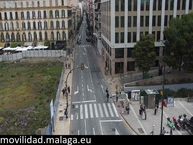 Archiv Foto Webcam Malaga: Plaza de la Merced