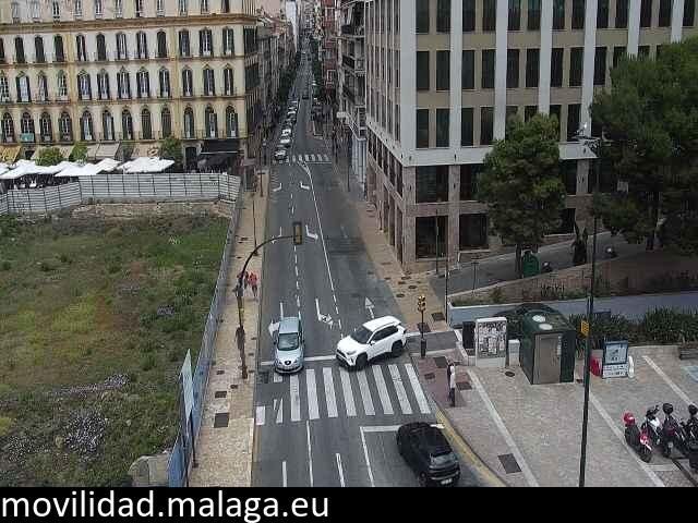 Archiv Foto Webcam Malaga: Plaza de la Merced
