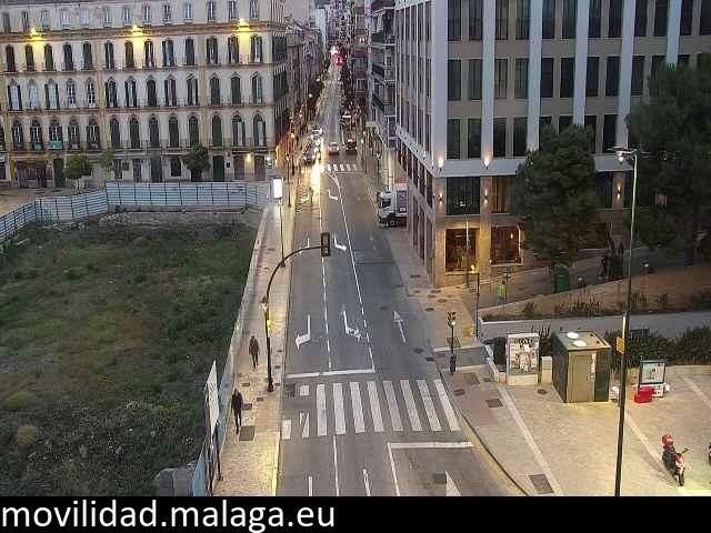 Archiv Foto Webcam Malaga: Plaza de la Merced