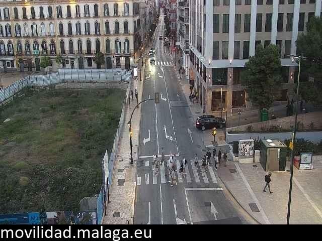 Archiv Foto Webcam Malaga: Plaza de la Merced