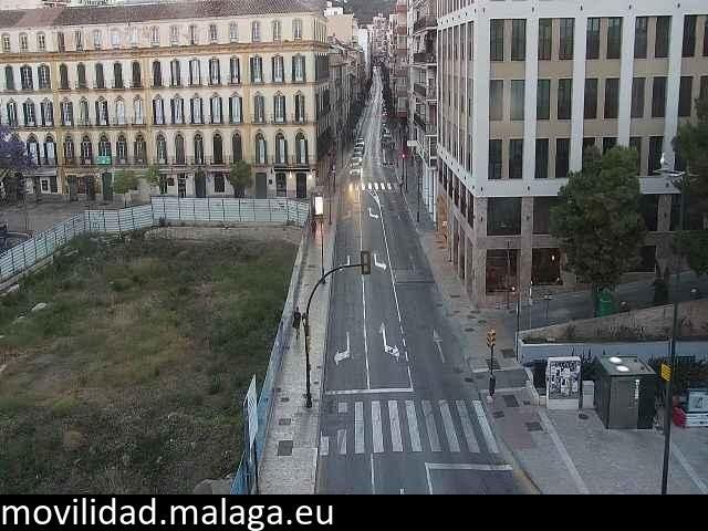 Archiv Foto Webcam Malaga: Plaza de la Merced