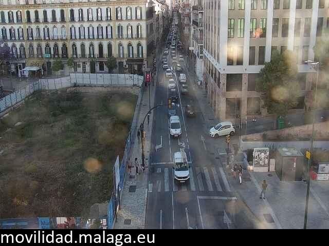 Archiv Foto Webcam Malaga: Plaza de la Merced