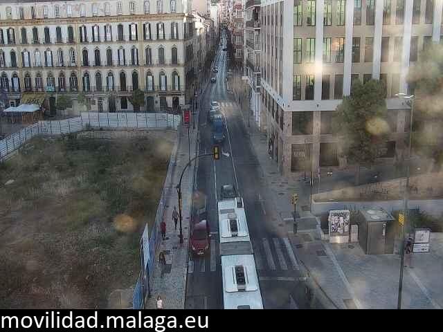 Archiv Foto Webcam Malaga: Plaza de la Merced