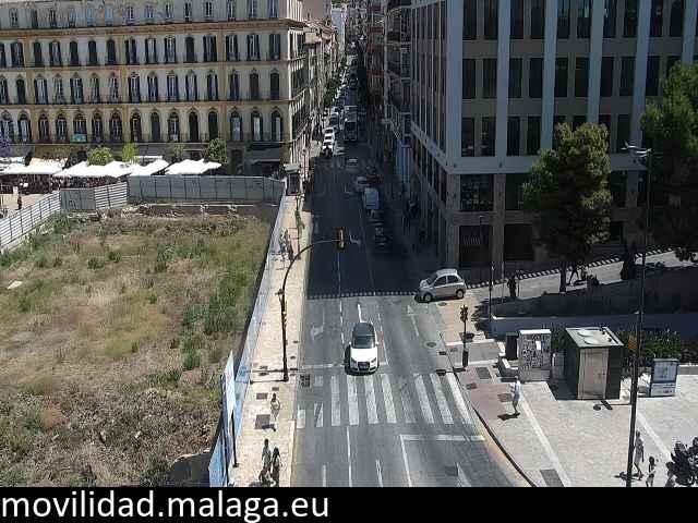 Archiv Foto Webcam Malaga: Plaza de la Merced