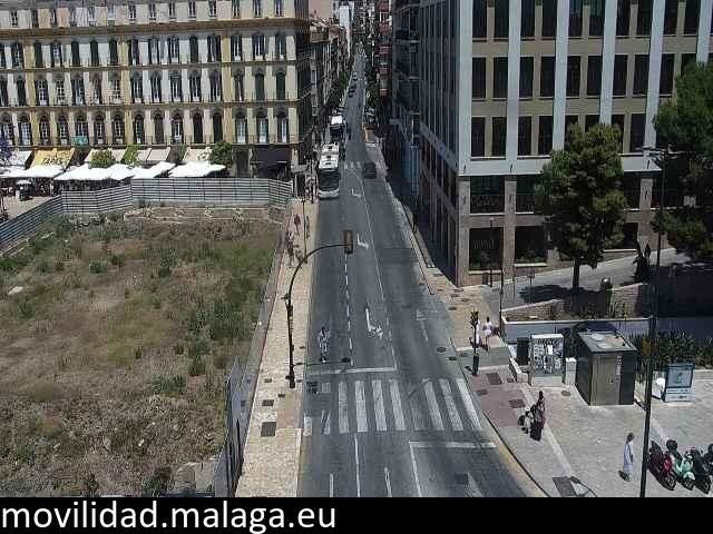 Archiv Foto Webcam Malaga: Plaza de la Merced