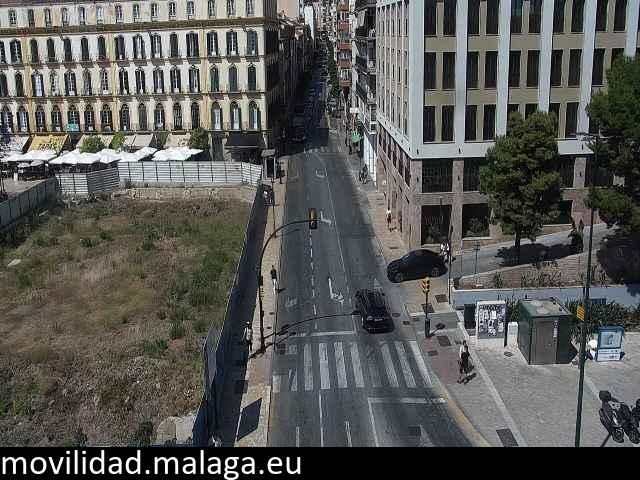 Archiv Foto Webcam Malaga: Plaza de la Merced
