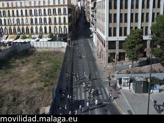 Archiv Foto Webcam Malaga: Plaza de la Merced