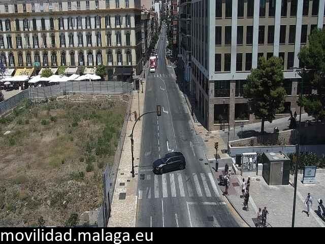 Archived image Webcam Calle Victoria and Plaza de la Merced