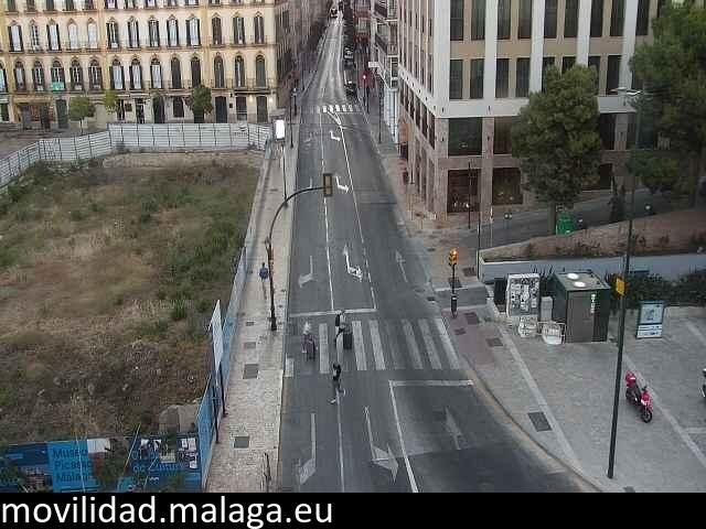Archiv Foto Webcam Malaga: Plaza de la Merced